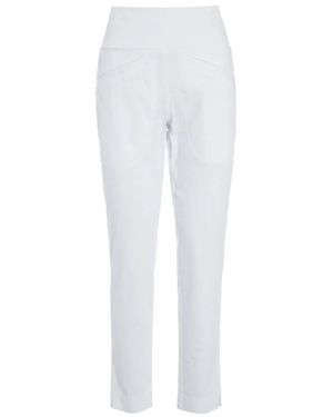 Bitte Kai Rand Broeken ,Wit ,Katoen Witte Stretch Slim Fit Broek