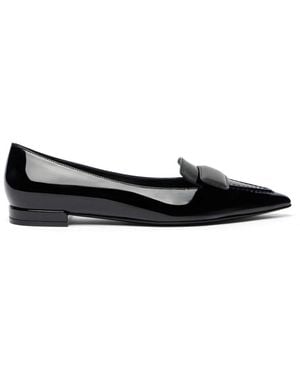 Stuart Weitzman Schoenen ,Zwart ,Leer Sovinnie Flat
