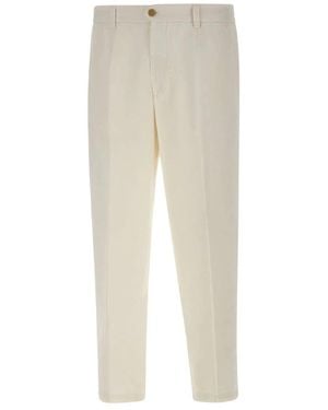 BRIGLIA Suit Trousers - Natural