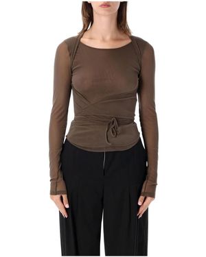 Lemaire Long Sleeve Tops - Noir