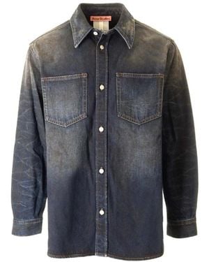 Acne Studios Denim Shirts - Blue