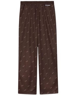 Gcds Straight Trousers - Brown