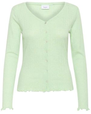 Saint Tropez Truien & Vesten ,Groen ,Gru Sz Cardigan