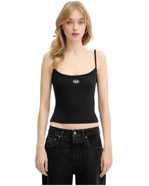 DIESEL Sleeveless Tops - Negro