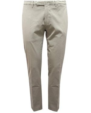 Santaniello Slim-Fit Trousers - Grey