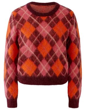 Ouí Round-Neck Knitwear - Rosso