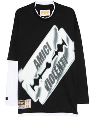 PDF Long Sleeve Tops - Black