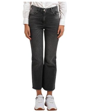 Pennyblack Cropped Jeans - Negro