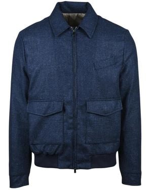 Luigi Borrelli Napoli Bomber Jackets - Blue
