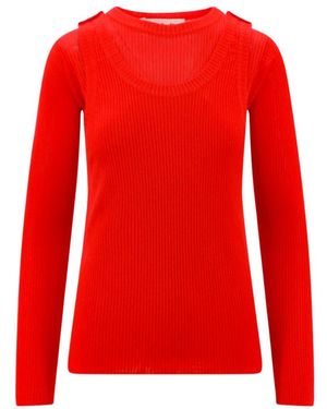 Marni Long Sleeve T-Shirts - Red