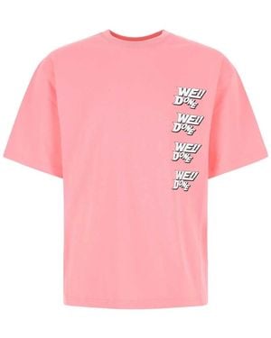 we11done T-Shirts - Pink