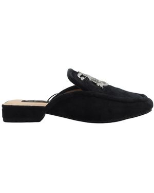 Juicy Couture Schwarzer Samtschuh Mit Strass