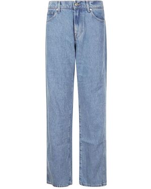 7 For All Mankind Straight Jeans - Blue