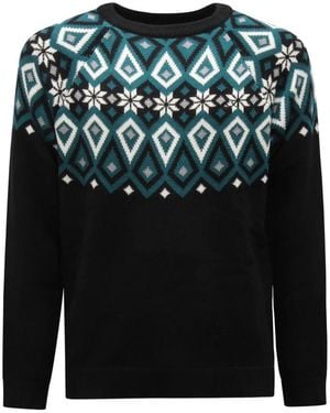 Sun 68 Round-Neck Knitwear - Black