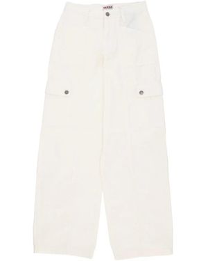 Guess Wide Trousers - White