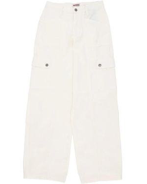 Guess Broeken ,Wit ,Katoen Cargo Utility Broek