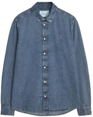 Les Deux Denim Shirts - Blauw