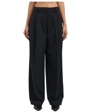 Thelatest Wide Trousers - Black