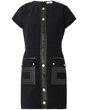 Elisabetta Franchi Short Dresses - Black