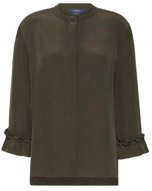 Max Mara Blusen - Grün