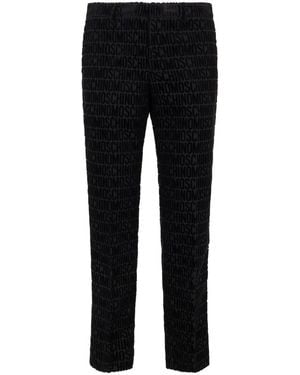 Moschino Straight Trousers - Black