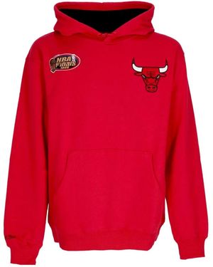 Mitchell & Ness Hoodies - Red