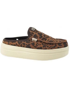 HEYDUDE Mules - Brown