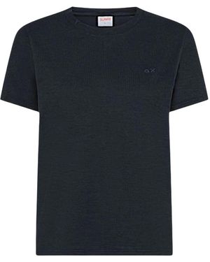Sun 68 T-Shirts - Schwarz