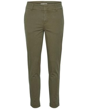 Part Two Slim-Fit Trousers - Green