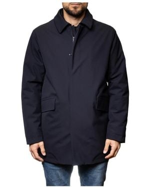 People Of Shibuya Single-Breasted Coats - Bleu