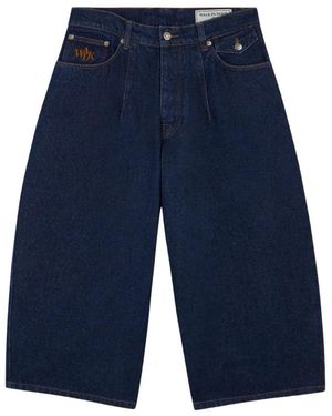 Walk In Paris Denim Shorts - Azul
