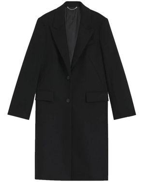 HUGO Single-Breasted Coats - Nero