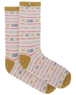 UGG Leslie Graphic Crew Sock - Bruin