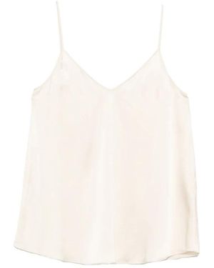 Antonelli Sleeveless Tops - White