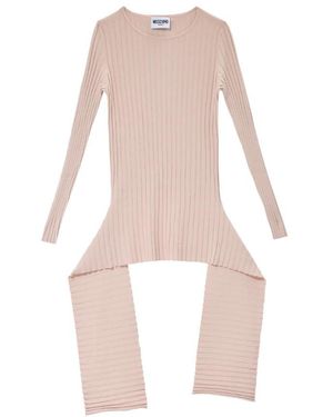 Moschino Round-Neck Knitwear - Pink