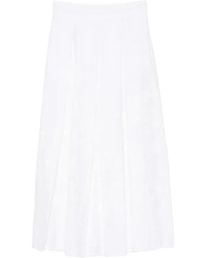 Eleventy Midi Skirts - Blanco