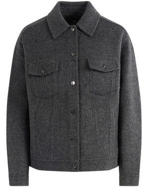 Anine Bing Jassen ,Grijs ,Wol Rory Jacket