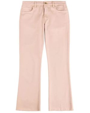 Fay Cropped Trousers - Pink