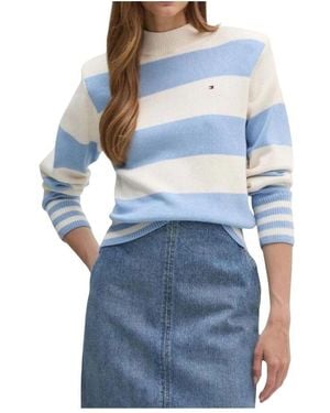 Tommy Hilfiger Round-Neck Knitwear - Bleu