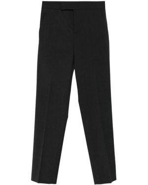 Alberta Ferretti Straight Trousers - Black
