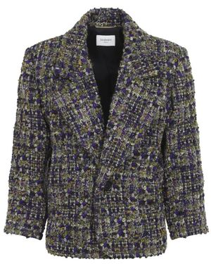 Saint Laurent Single-Breasted Jacket - Zwart
