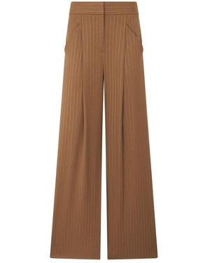 Veronica Beard Wide Trousers - Brown