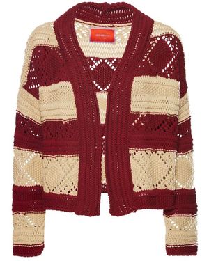 La DoubleJ Summer Gebreid Vest - Rood