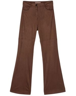 D.exterior Wide Trousers - Brown