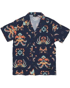 DOLLY NOIRE Short Sleeve Shirts - Blue