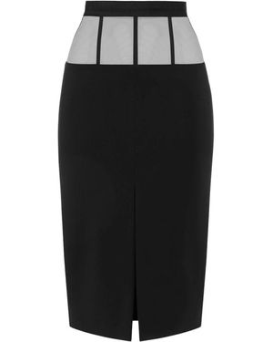 Elisabetta Franchi Midi Skirts - Negro