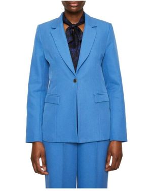 Naf Naf Jassen ,Blauw ,Leer Formal Blazerjas