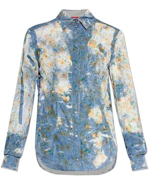DIESEL Shirts - Blu