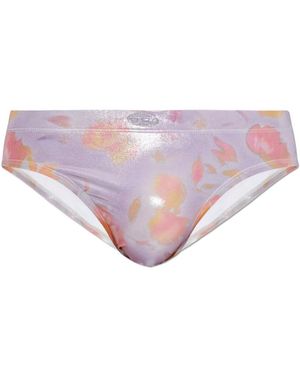 DIESEL Badmode ,Veelkleurig ,Leer Alfie-Utl Zwemslips - Paars