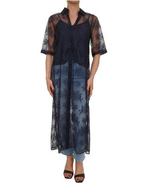 Marella Shirt Dresses - Blue
